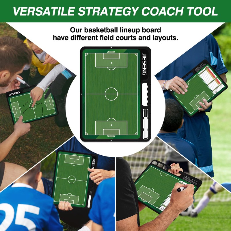 Soccer Dry Erase Coach Board for Coach,Court Tatical Portable Lineup
