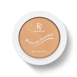 FV Natural Bronzer Powder, Long-Lasting and Waterproof, Glow Bronzing Powder, A Sun-Kissed Tan Make Up Effect, Talc-Free Light Bronzer, 8 g