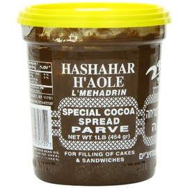 Hashachar Parve Chocolate Spread, 16-Ounce (Pack of 6)