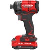 CRAFTSMAN V20 1/4 Inch Cordless Impact Driver Kit with Battery