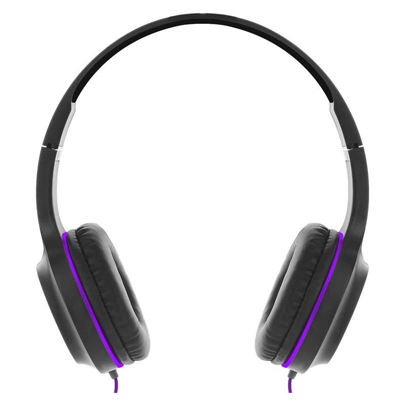 Sentry BLWHC103 Overhead & Buds 2PACK Wireless Black/Purple