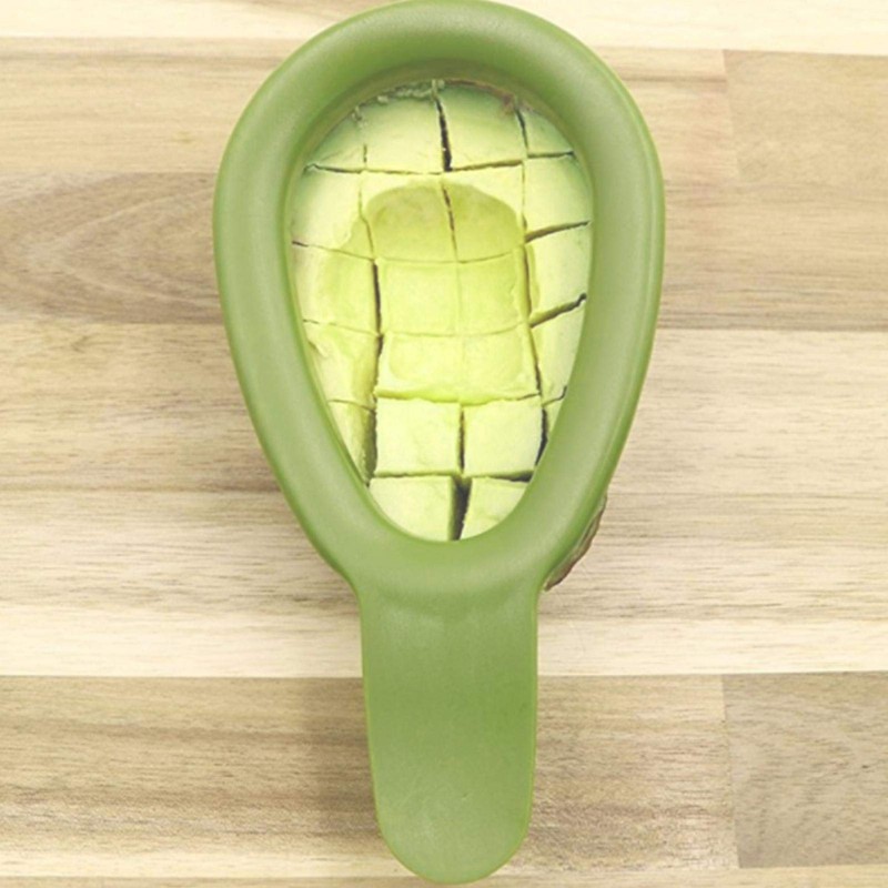 Avocado Cuber Tool, Stainless Steel Avocado Slicer Cutter Salad Tools