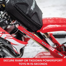 Caliber Retrax Ratchet Tie Down Strap Set 13412, Self-Retracting, 2 Straps