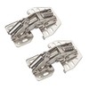 JUNKER Screw-On Hinges 90° with Soft Close and Mounting Stop