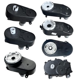 12Volt 24Volt Steering Wheel Motor Gearbox for Kid's Power Wheels Ride on Toys Car Upgrade,Children Trail Gear Power Steering Wheel Motor Replacement Parts Accessories,12V&18V&20V&24V (12V NO.4)