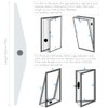 BEWAVE Portable AC Window Seal, Universal Window Seal for Portable