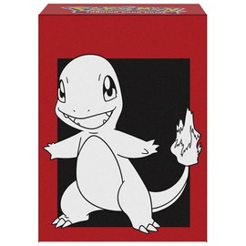 Ultra Pro - Charmander Full View Deck Box® for Pokémon | TCG storage Full View self-locking lid holds 75 cards double-sleeve compatible deck divider trading card organizer
