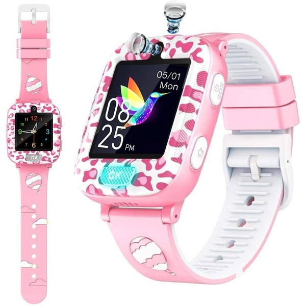 Kids' Smart Watch, 14 Different Games, Wristwatch, Music Playback, 1.54