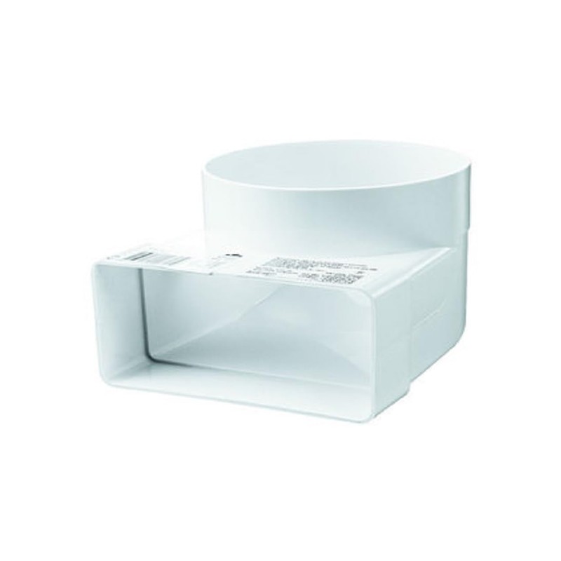 Ventilation Duct Flat Duct Deflection Piece 110 x 55 mm
