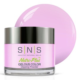 SNS Nail Dip Powder, Gelous Color Dipping Powder - Audrey (Pink/Pastel, Cream) - Long-Lasting Dip Nail Color Lasts 14 Days - Low-Odor & No UV Lamp Required - 1oz