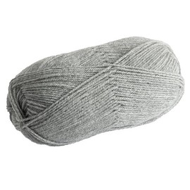 Knit Picks Brava Recycle Gray 100% Acrylic DK Weight Yarn for Knitting and Crocheting, Light Weight Soft Yarn for Washable Projects (Pete)