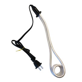 Professional EZ Travel Collection Portable Water Boiler Cooking Coil Coffee Pot Heater (XL 12-Inch)