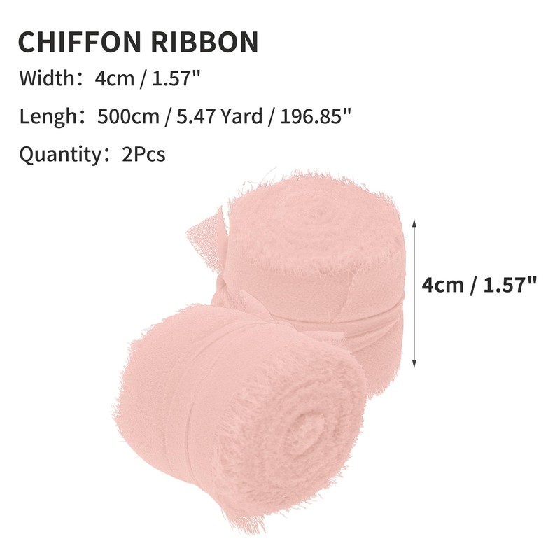 CAPASTEC 2 Stück Geschenkband, Band für Basteln, Geschenkband, Dekoratives Polyesterband,