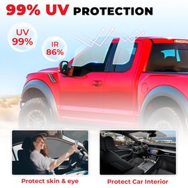 Car Window Tint Film-50% VLT Premium Cabon Tinting Roll | 36IN x 25FT| UV Shielding| Heat Resistance| Enhanced Privacy| Scratch Resistant| Professional Quality Window Tint Film for Auto