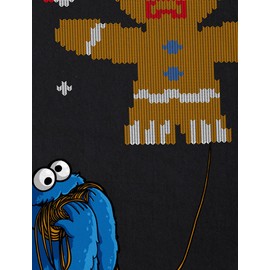 style3 16-Bit Ugly Sweater Men's T-Shirt X-Mas Jumper Christmas Tree, black