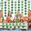 12 Pack Hanging Palm Leaves Decorations Tropica Jungle Green Garland