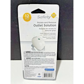 Safety 1st New Sealed "Safety 1st" 12 Pack ProGrade Rotate & Remove Outlet Solution