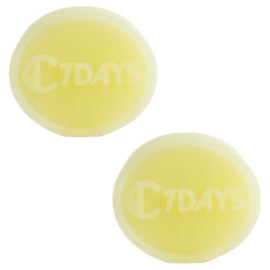 CDH7DAYS EWG VERIFIED VEGAN BAR SOAP/HANDMADE (MADE IN KOREA) Natural Body Soap Bar, Plant-Based, Handmade SOFT MILKY SOAP (Recommendation for MOTHER) (2, YELLOW)