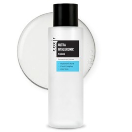 COXIR [Coxir] Tónico ultra hialurónico, (150 ml) – El tóner refrescante de ácido hialurónico ligero altamente concentrado es bueno para una hidratación intensa para la piel seca y deshidratada