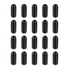 DMiotech 20pcs 4mm ID Black Screw Screw Protection Rubber End