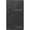 BRUNNEN Pocket Calendar Model 753 2026 | A6, Cardboard, Black
