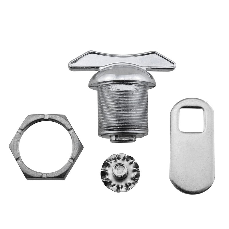 JCBIZ Thumb Operated Offset Cam Lock Zinc Alloy Thread Length