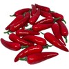 Ssmmam 20 peperoncini artificiali, verdure realistiche in plastica rossa per