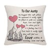 Bommex Aunty Aunt Auntie Cushion Cover Throw Pillow Cover Cushion