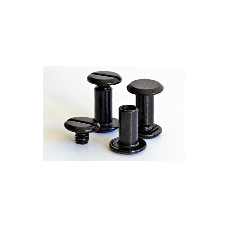 Binding Screws Black / 5 mm / Screw Rivets /