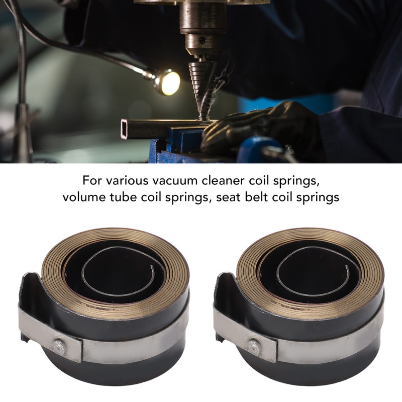 2Pcs Drill Press Return Spring Metal Recoil Feed Quill Coil