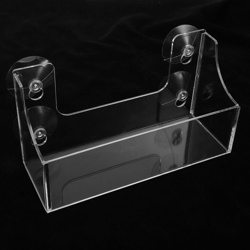 HOLIDYOYO Suction Cup Refrigerator Rack Acrylic Shelf for Kitchen Organizer