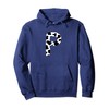 Creative Bold Marker Letter P - Cow Pattern Design Pullover