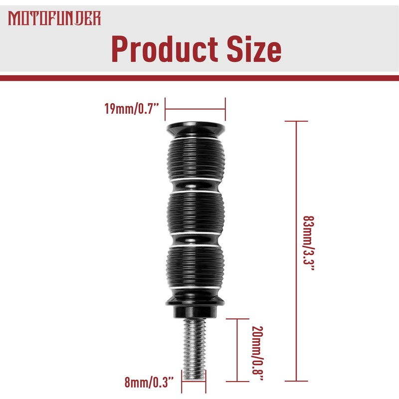 Motofunder Motorcycle Shift Pedal or Brake Pedal for Indian Scout