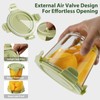 8 PCS Glass Meal Prep Containers with Lids, Airtight 3