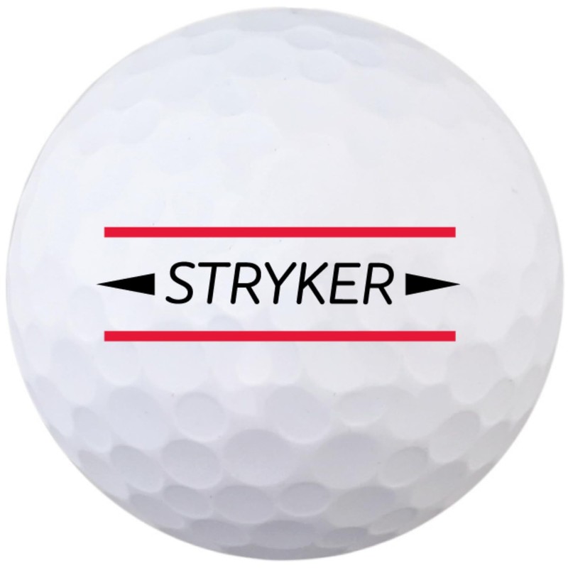 Zero Friction Stryker Golf Balls, One Dozen