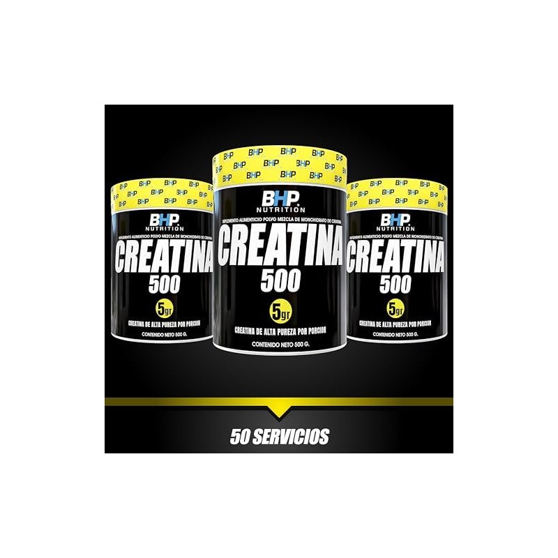BHP NUTRITION- CREATINA ULTRA MONOHIDRATADA 500grs
