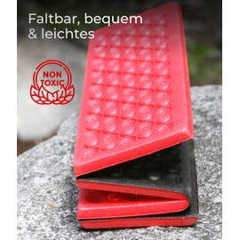 AceCamp Portable Ultralight Mini Waterproof Folding Mat, Foam Sitting Pad for Outdoor Activities, Foldable Lightweight Kneeling and Seat Cushion 2-Pack