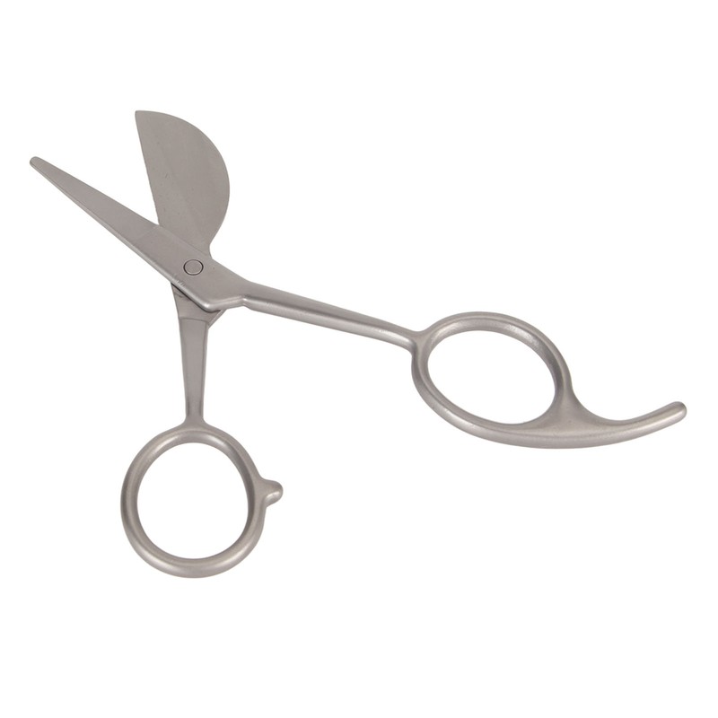 Stainless Steel Applique Scissors Duckbill Blade Comfortable Ergonomic Handle DIY