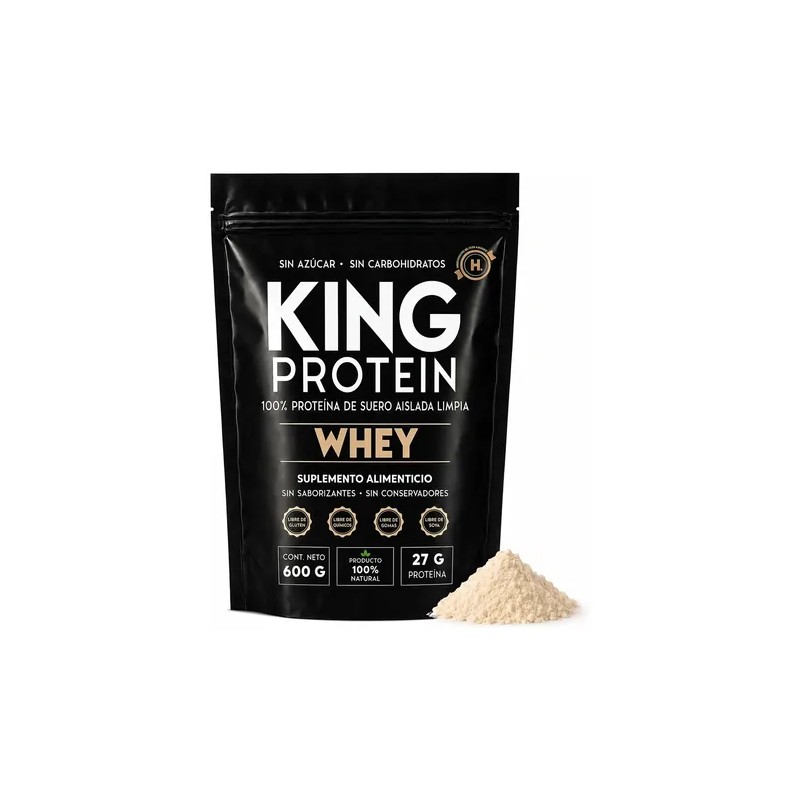 King Protein Whey 600g Aislado Lactosa Sabor
