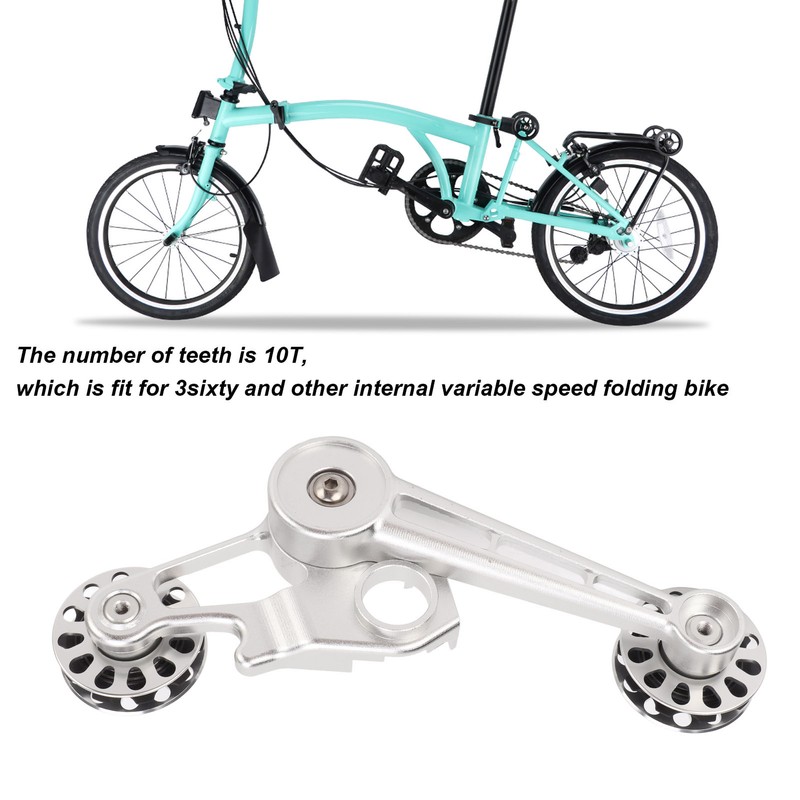 10T Folding Bike Chain Guide Tensioner Bicycle Rear Derailleur Chain