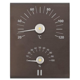 Rento Sauna Thermometer/Hygrometer, Tar - Finnish Sauna Accessories