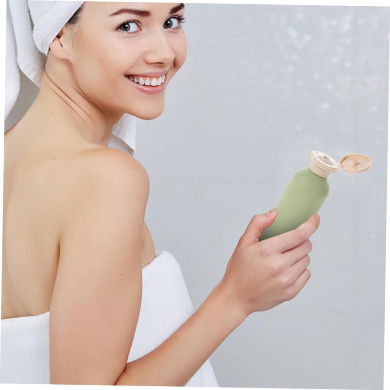 Gatuida Travel-Sized Flip Cap Bottle Empty Plastic Squeeze Bottle Leakproof