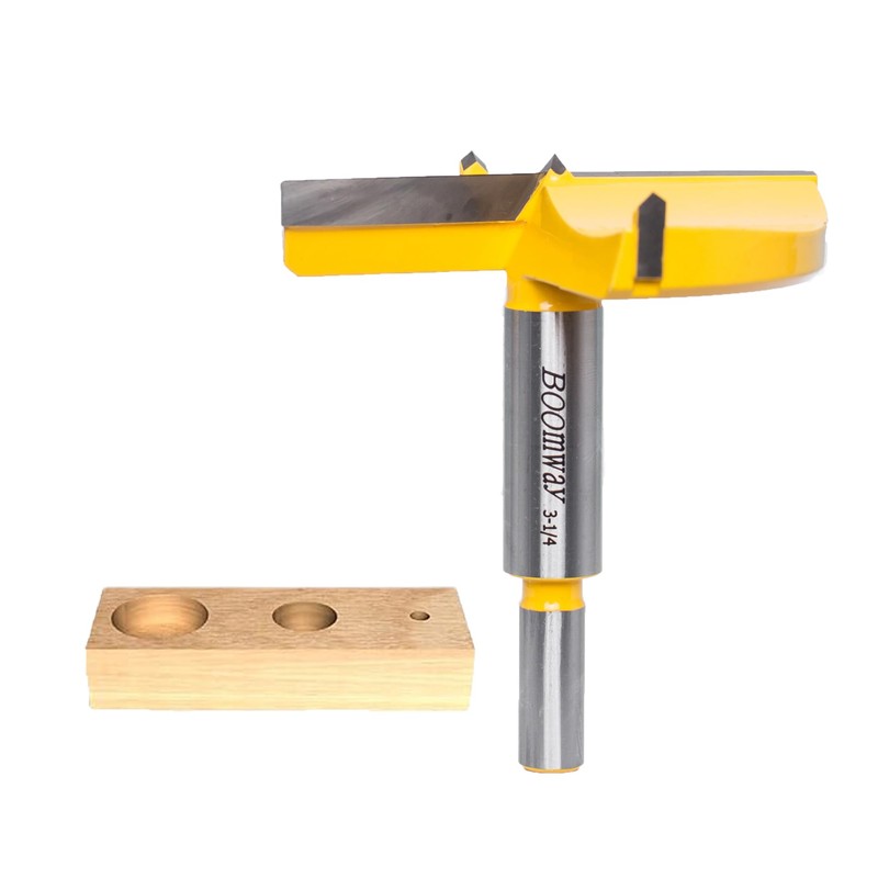 Boomway Forstner Drill Bit (3-1/4'' | 82.6mm) with YG6X Carbide,