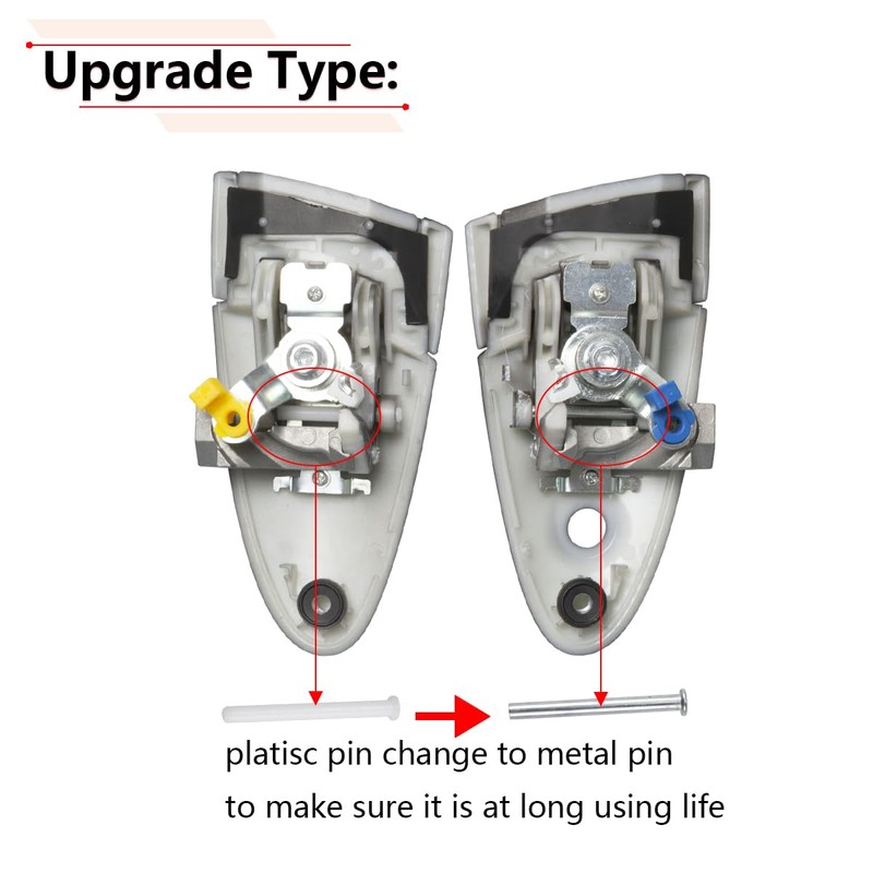 RLB-HILON Upgrade Exterior Door Handle Compatible with Honda CRZ CR-Z