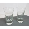 Case (12) Patron Tequila 2oz Shot Glasses, 3.5" tall with