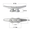VEITHI Dock Cleat 4 inch - Hot Dipped Galvanized Boat