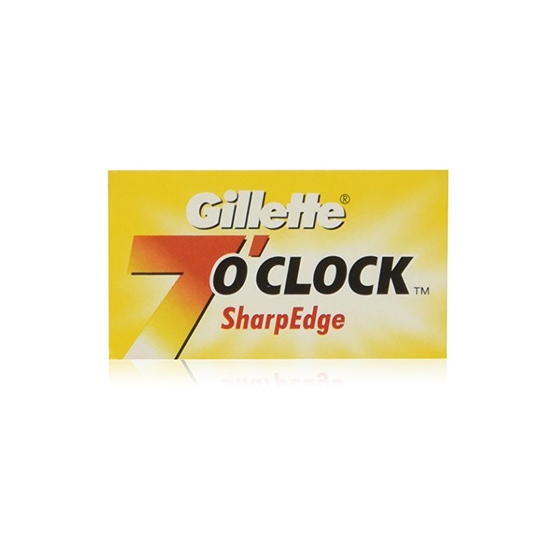100 7 O'clock SharpEdge Double Edge Safety Razor Blades