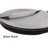 naksha Traditional Iron tawa,dosa Tawa,pan,Kallu Large Size (Black,8mm Thick) (13inch)