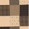 VHC Brands Kettle Grove Patchwork Blocks Pot Holder 8x8 Primitive