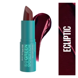 Maybelline New York Green Edition Buttercream Lipstick 001 Ecliptic, 3.4 g